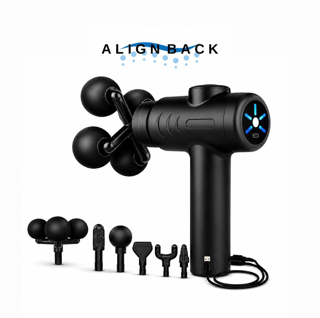 ALIGN BACK– אקדח עיסוי עוצמתי לשחרור שרירים וכאבים
