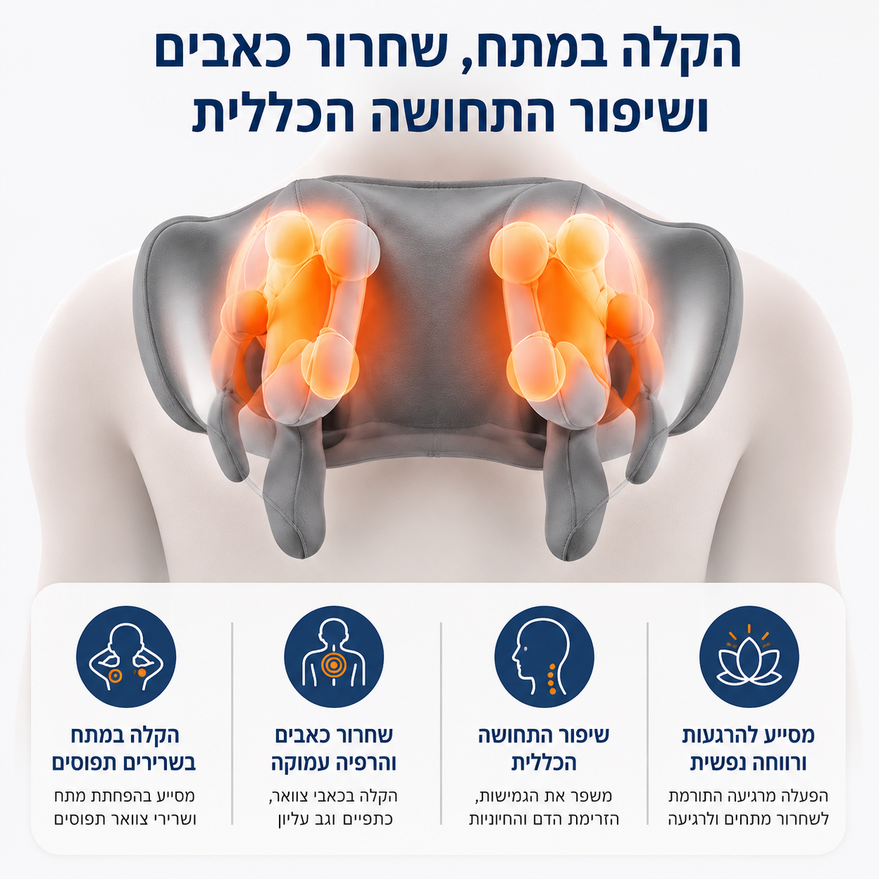 AlignBack  שחרור עמוק לצוואר ולכתפיים