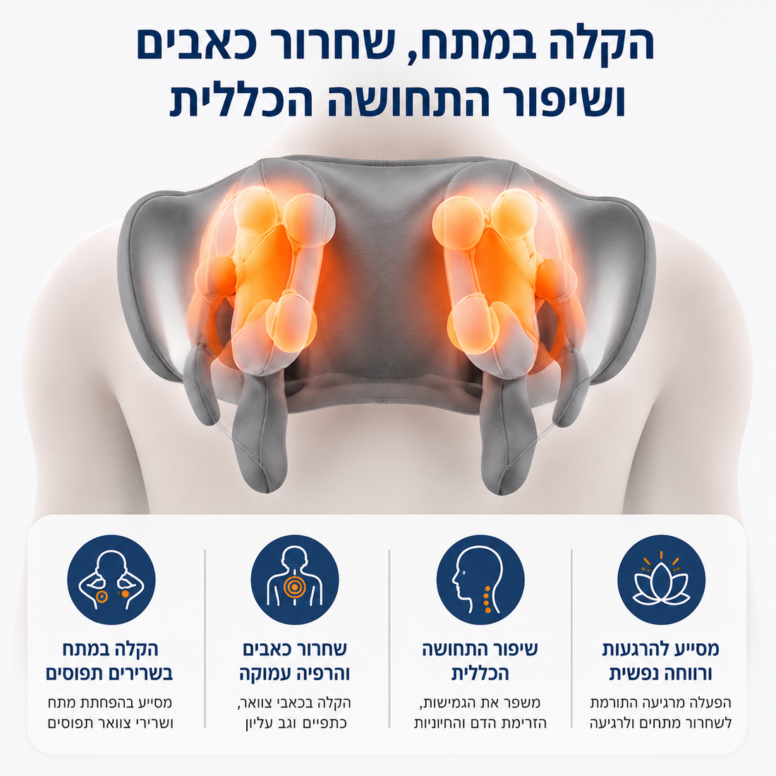 AlignBack  שחרור עמוק לצוואר ולכתפיים